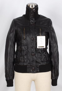 女装皮衣罗文口