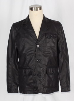 男式西装款皮衣