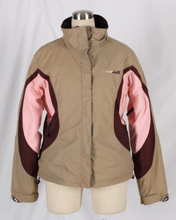 女式拼色冲锋衣